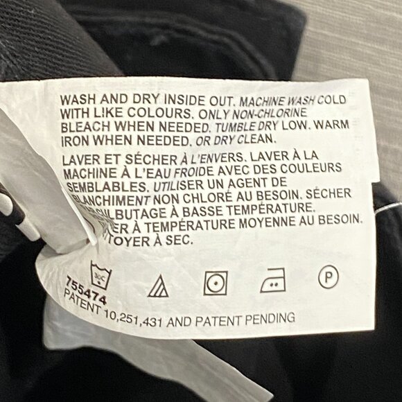 Lucky Brand 410 Jeans Mens 30 x 32 Black Denim Pants Straight Leg - Picture 13 of 14